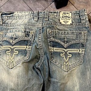 ROCK REVIVAL JEANS ! Nelson Boot 34x32 New w/out tags never worn to small,